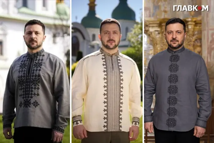 Великодні вишиванки Зеленського за п’ять років: у яких образах президент вітав українців